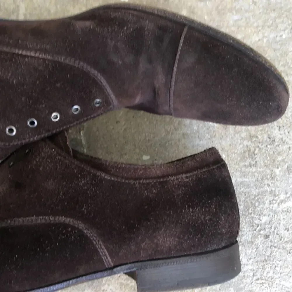 Prada Suede Oxfords
